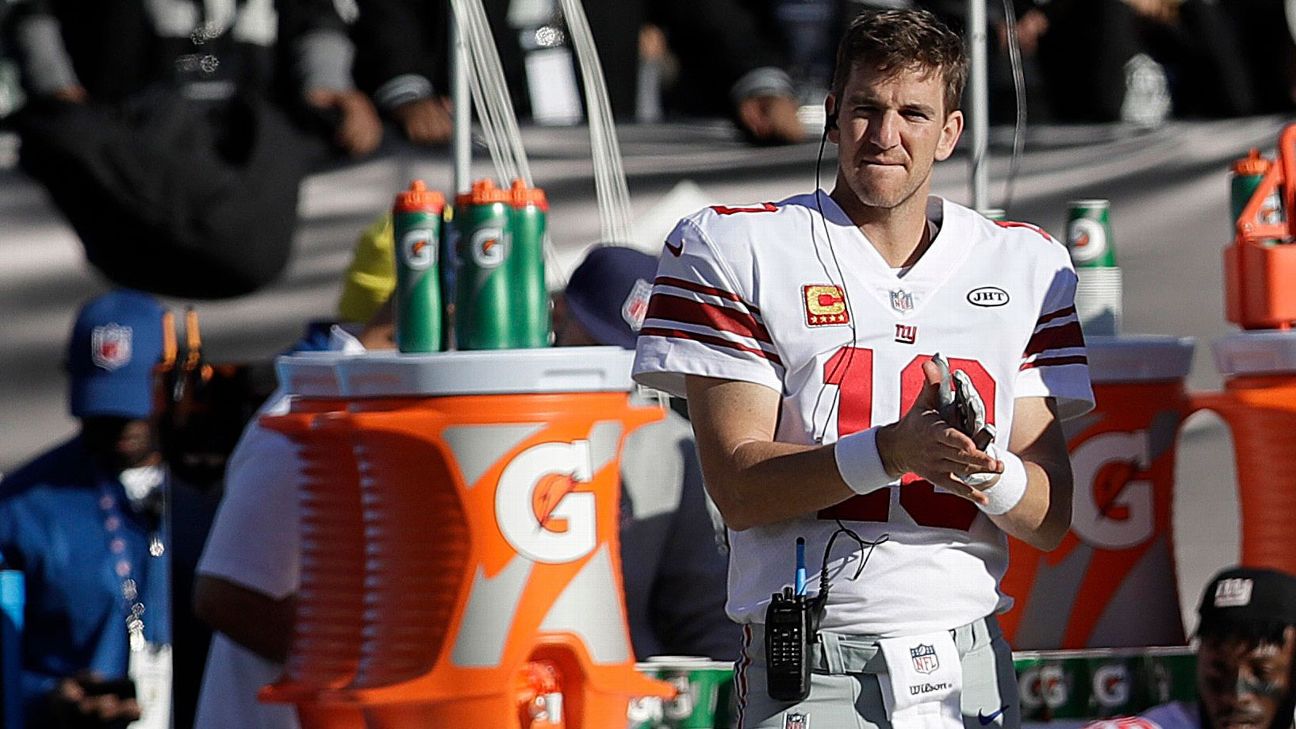 Inside the week the Giants benched Eli Manning in favor of Geno Smith - ESPN