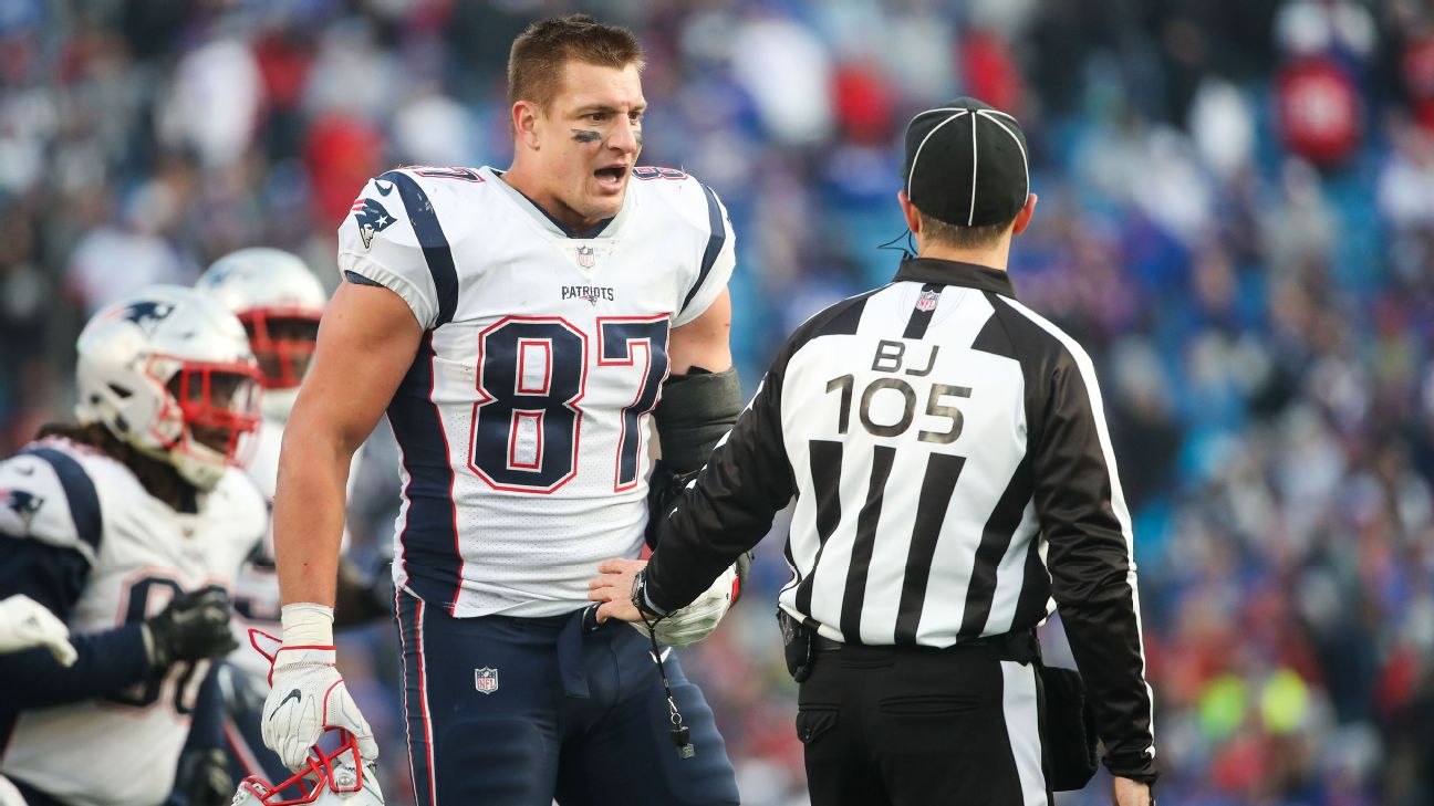 Rob Gronkowski suspended one game for hit on Bills CB Tre'Davious White