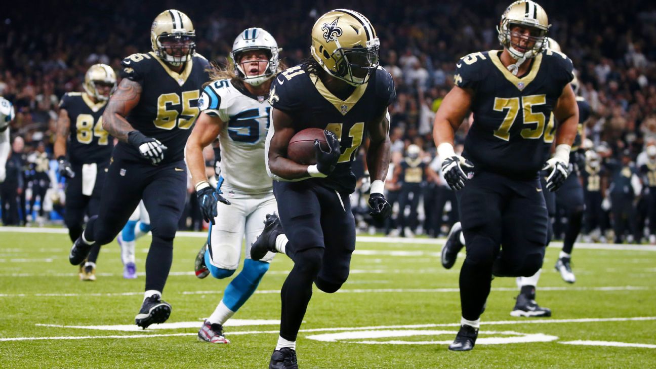 Alvin Kamara, Mark Ingram even harder to stop when they line up together -  ESPN - New Orleans Saints Blog- ESPN