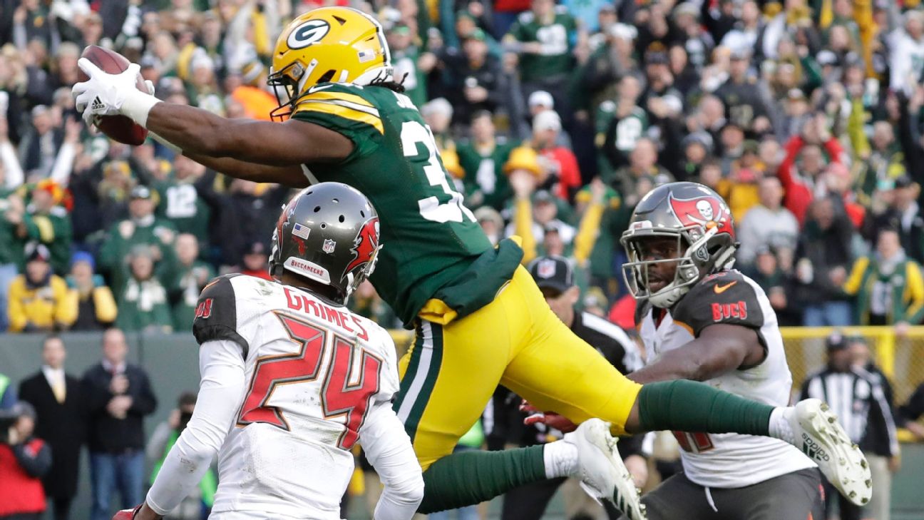 Packers: Expect a Heavy Dose of Aaron Jones & Jamaal Williams