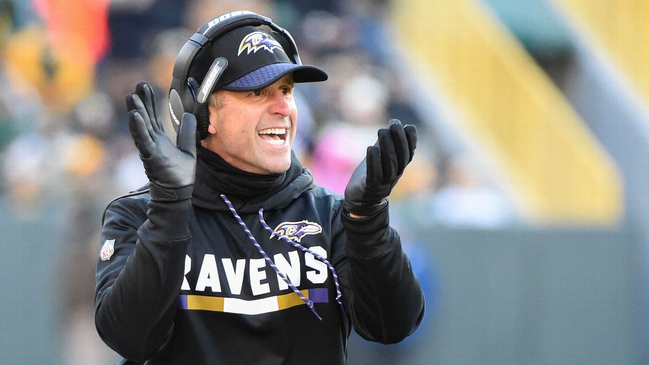 Ravens coach John Harbaugh gets new 4-year deal