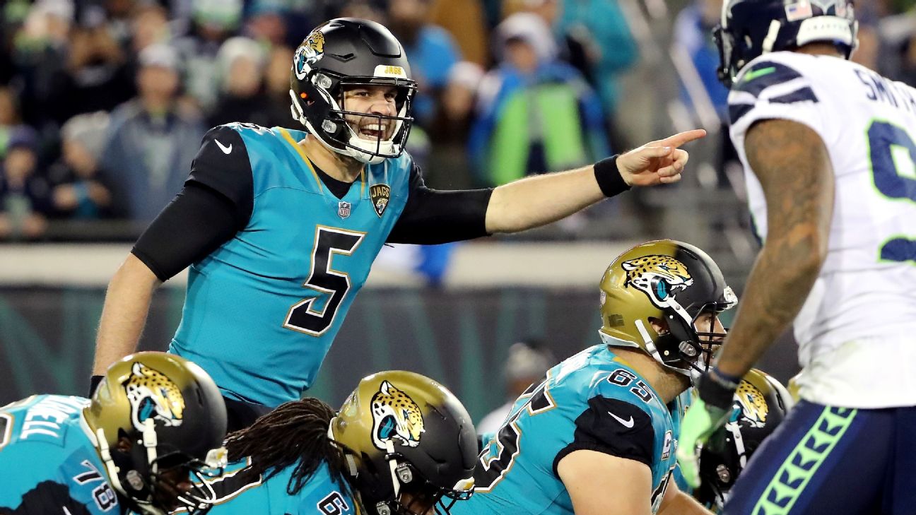 Jaguars pick up Blake Bortles' $19 million contract option for 2018