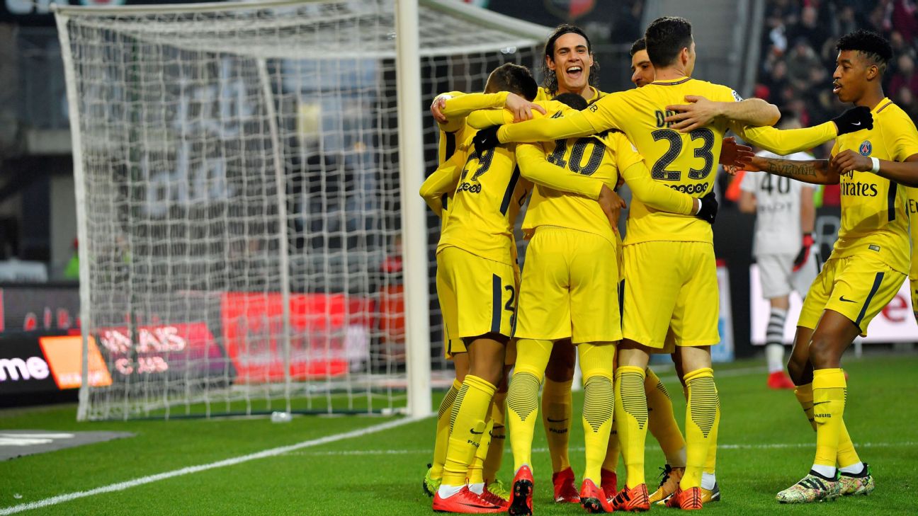 Rennes 1-3 Paris Saint-Germain - PSG move up to third with