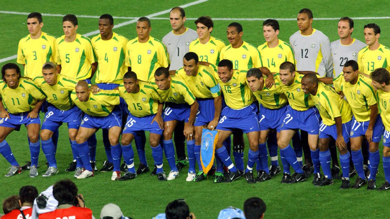Brasil: Os jogadores campeões da Copa do Mundo 2002, em detalhes e  estatísticas