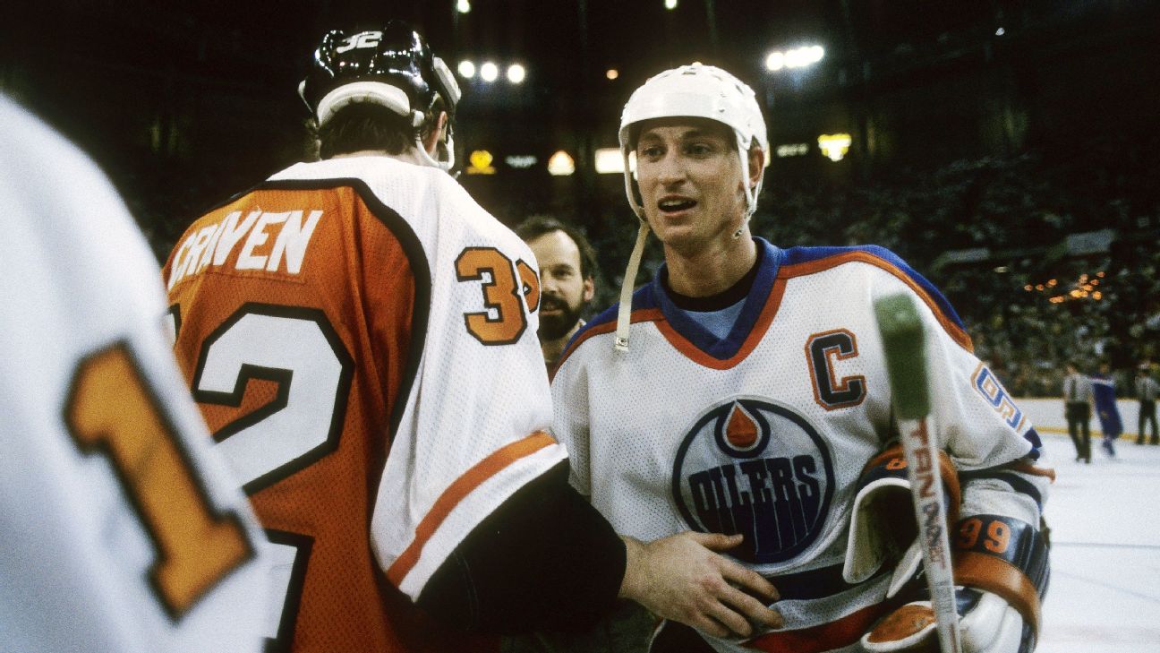 LA Kings - Wayne Gretzky led the way with a hat trick in Game 7. The LA  Kings punched their ticket to the Stanley Cup Final.