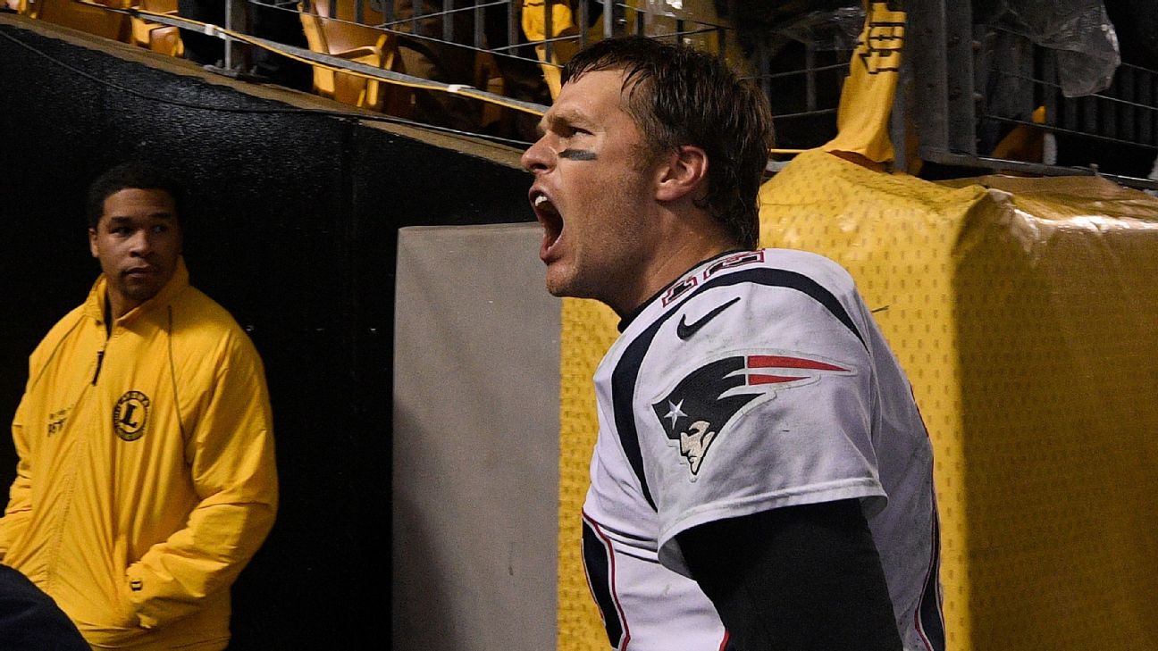 Tom Brady serves as emotional leader in Patriots 39-26 victory over the  Steelers 