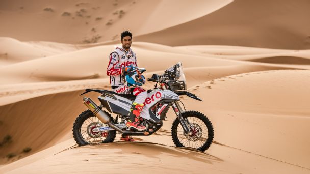 CS Santosh has suspected head injury after crash in Dakar Rally