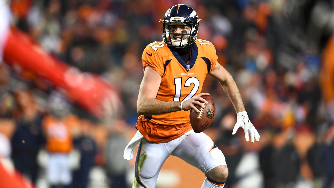 Seahawks QB Paxton Lynch won't play Saturday against Chargers