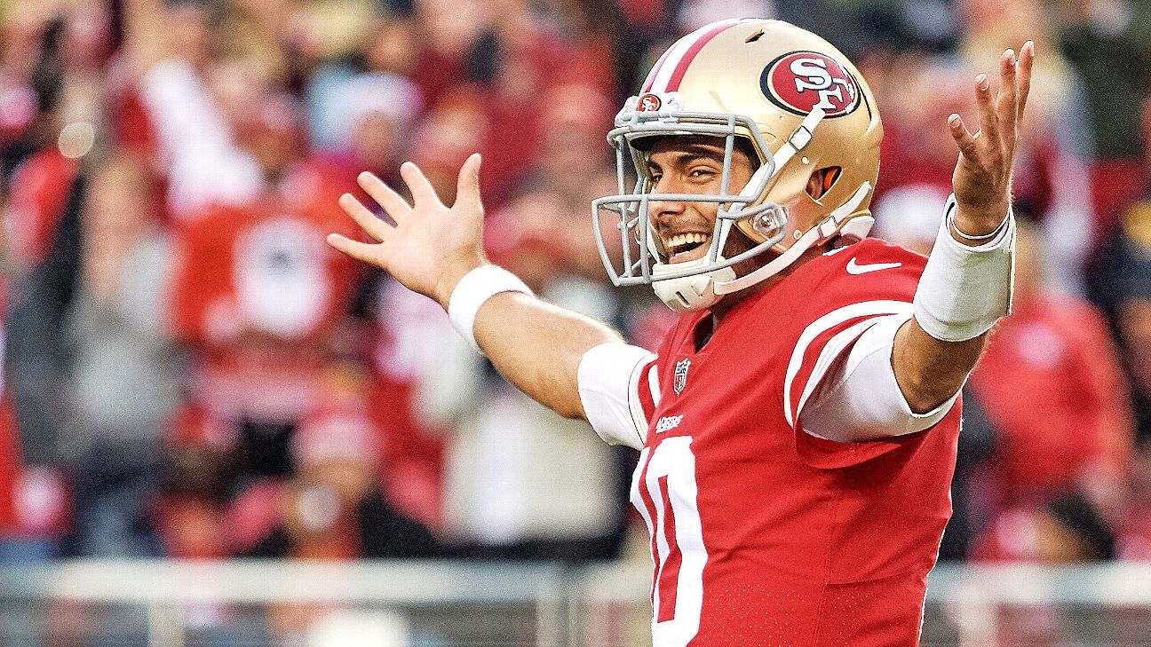 Jimmy Garoppolo has 8.5 million sources of motivation for 49ers - ESPN - San  Francisco 49ers Blog- ESPN