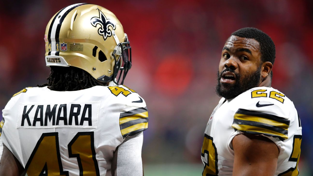 Alvin Kamara, Mark Ingram even harder to stop when they line up together -  ESPN - New Orleans Saints Blog- ESPN