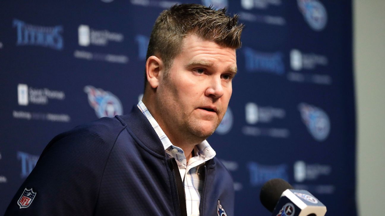 Division-leading Titans fire GM Jon Robinson