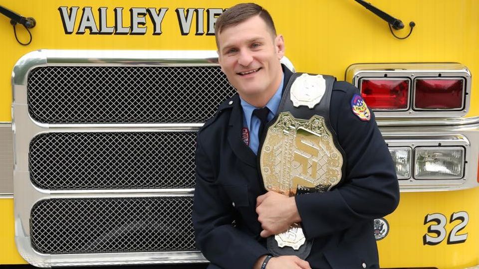 From UFC champ to fireman - Stipe Miocic's life outside the Octagon