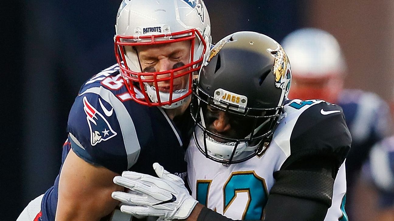 New England Patriots TE Rob Gronkowski cleared from concussion protocol -  ESPN