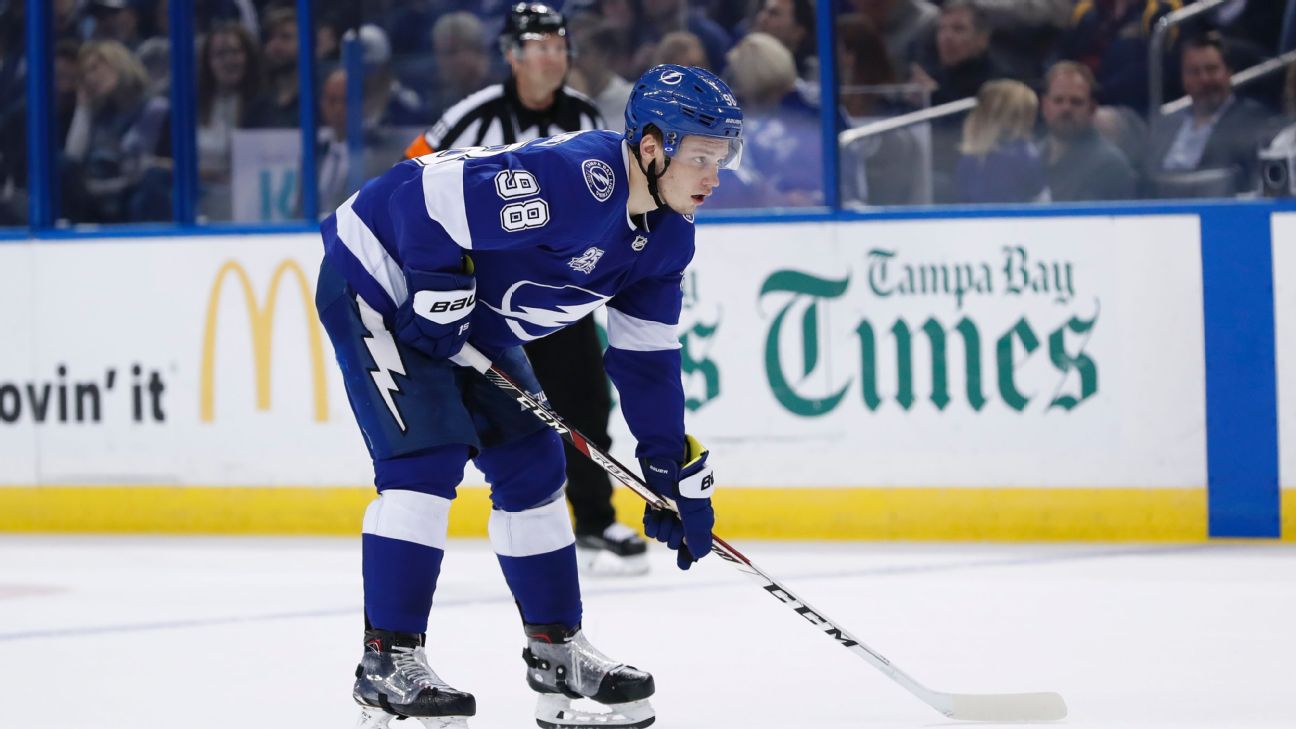 Mikhail Sergachev #98 Tampa Bay Lightning 2018-19 – Red Lizard Sports