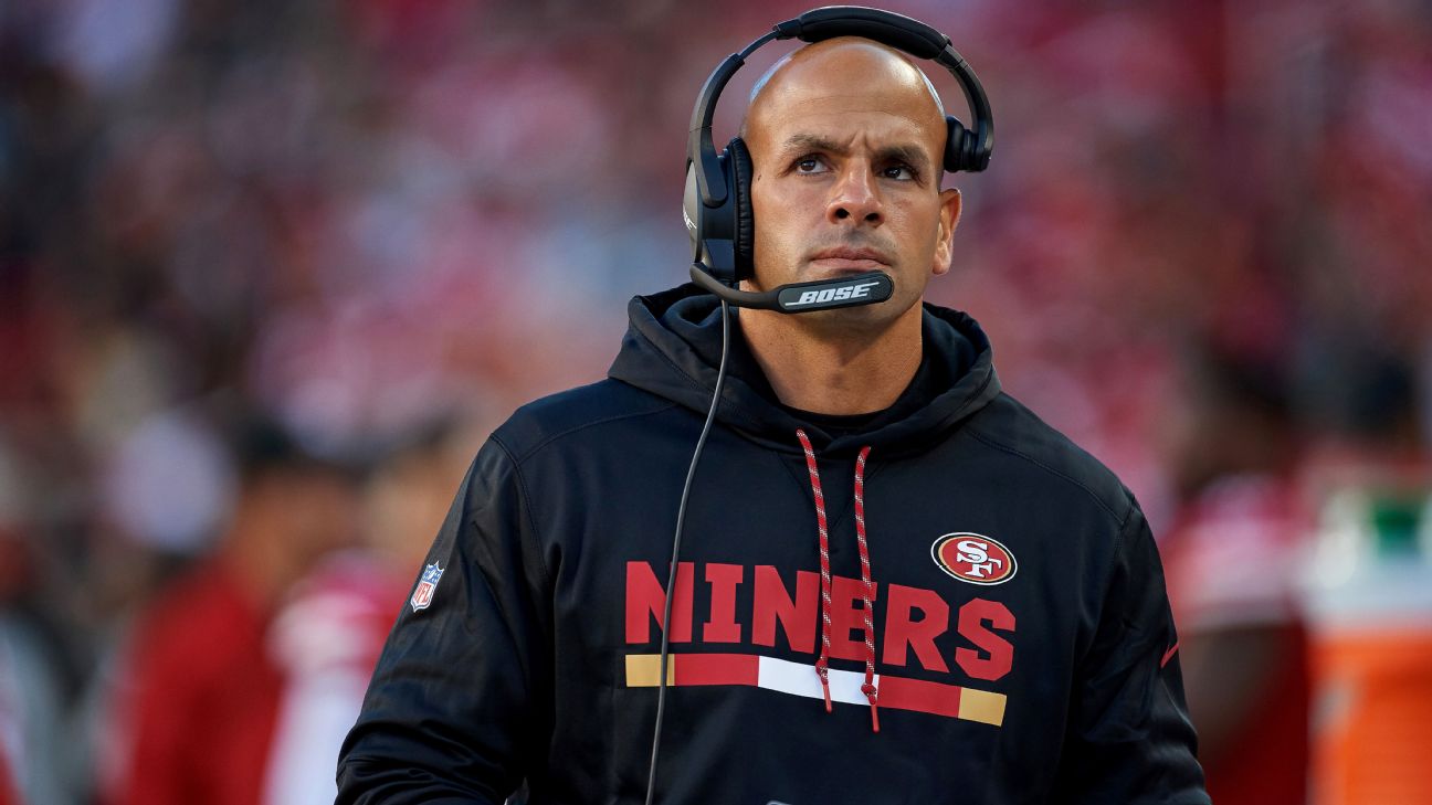 Robert Saleh 'everything' 49ers hoped for in first year leading D - NFL  Nation- ESPN