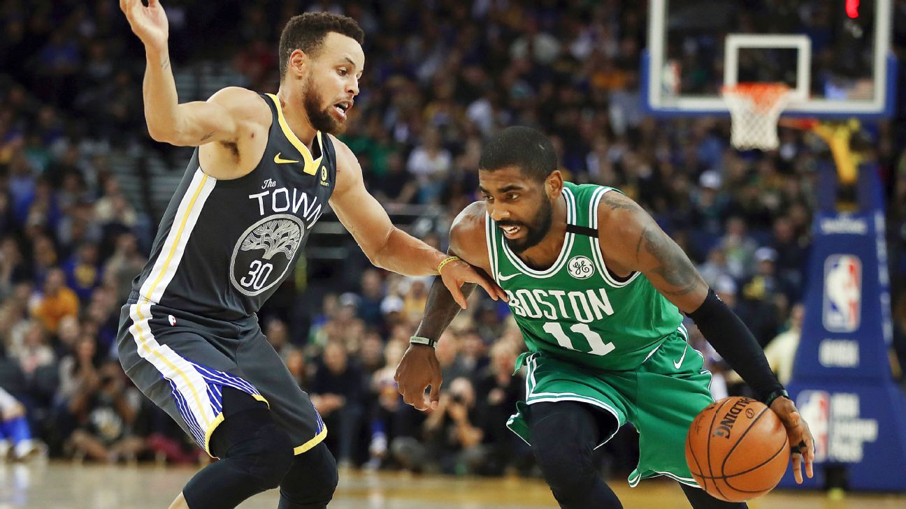 Stephen Curry versus Kyrie Irving: A Stephen Curry quiet again as K...