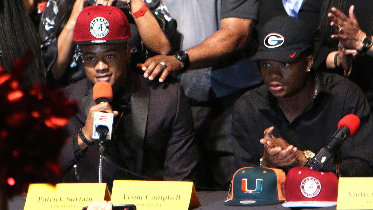 American Heritage CB Tyson Campbell chooses Georgia over Alabama