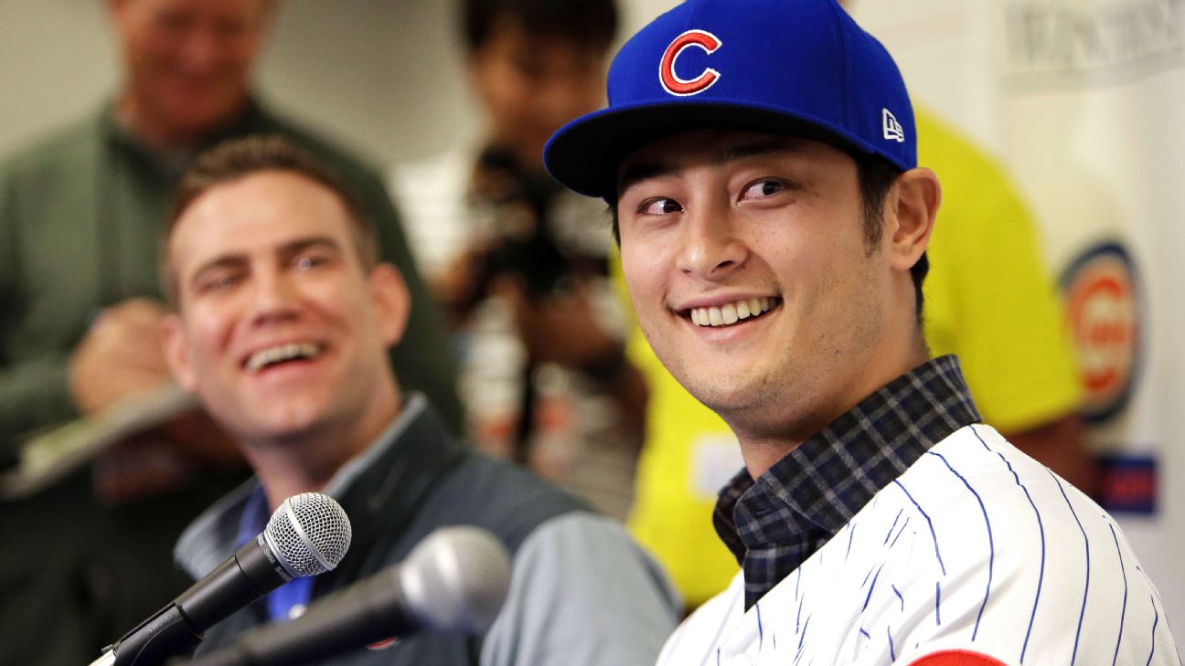 Free agent Yu Darvish met with the Cubs without an interpreter