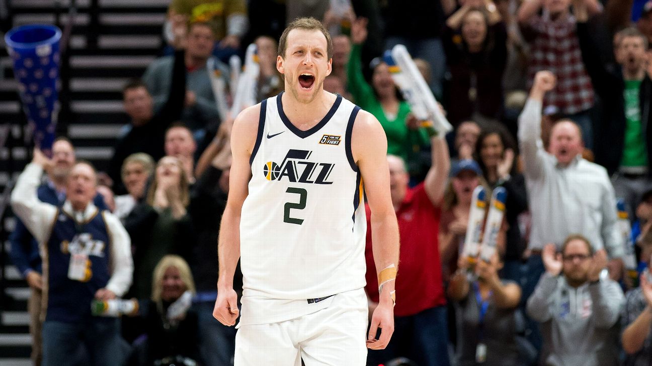 Joe Ingles leads the league in consecutive games played. What's