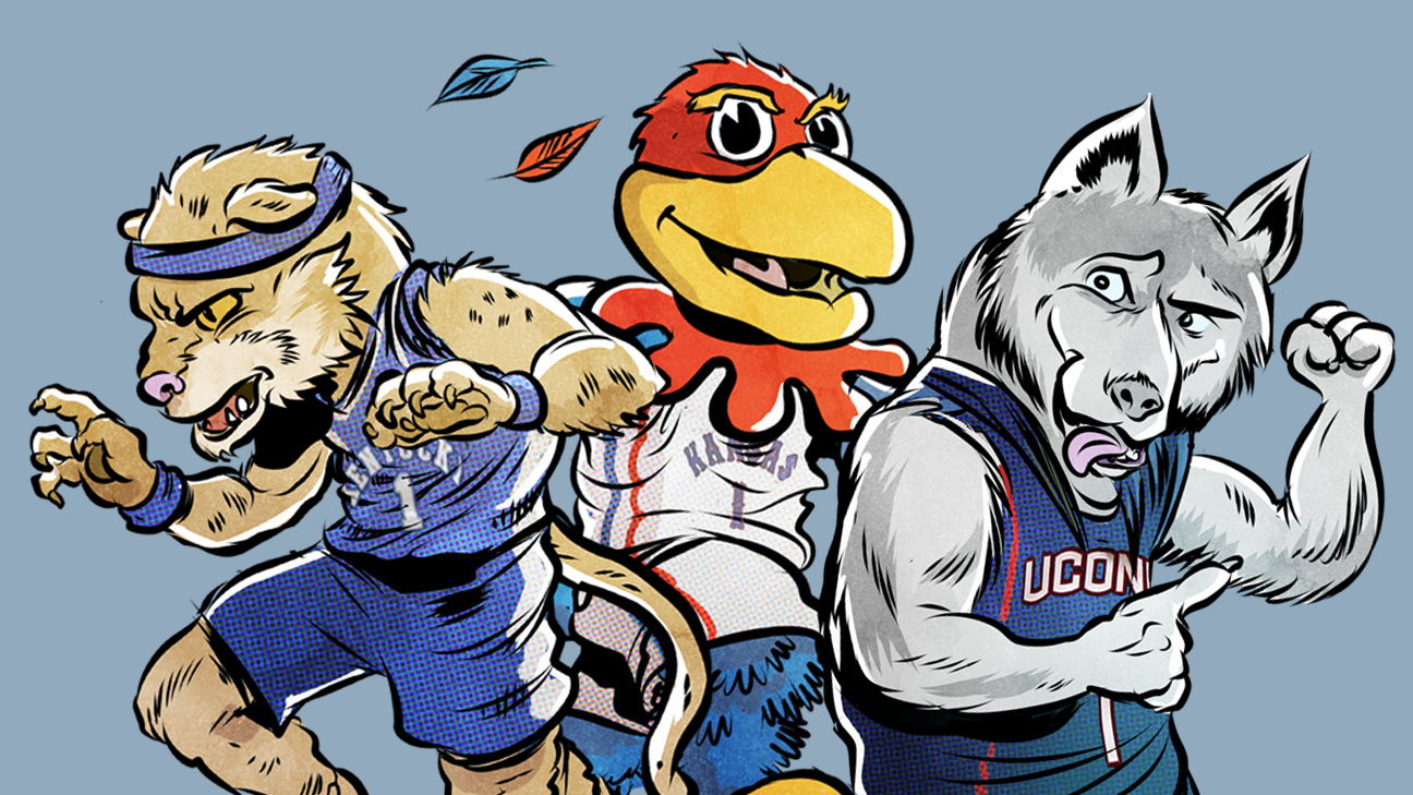 NCAA men's basketball tournament bracket mascots