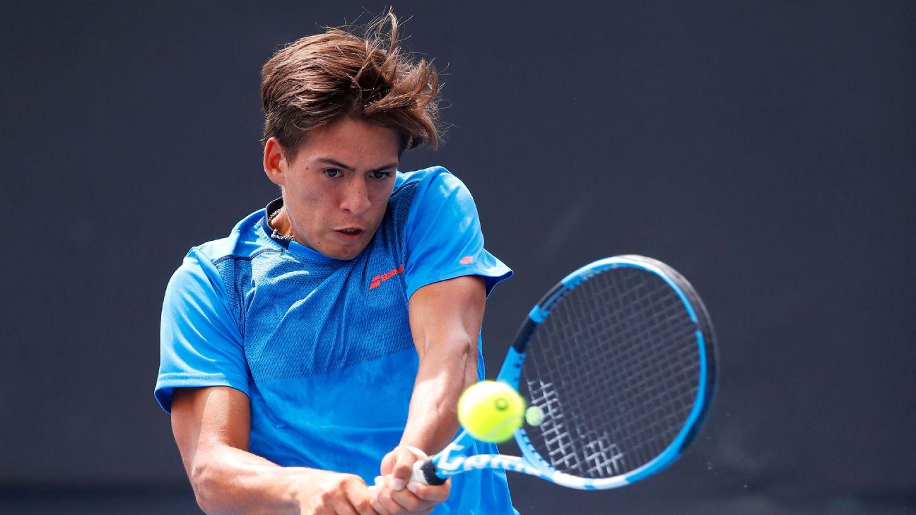 Báez, el joven que quiere seguir los pasos de Federer