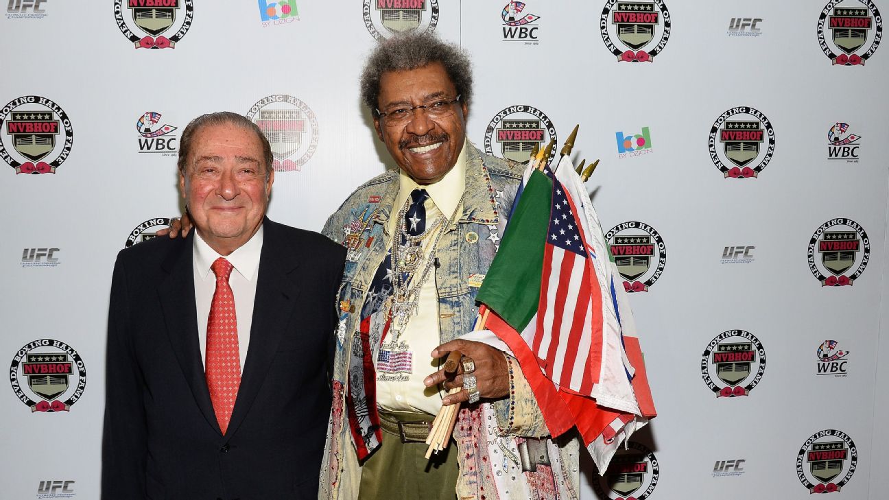 Top Rank On Espn Bob Arum Don King Go Head To Head Once Again