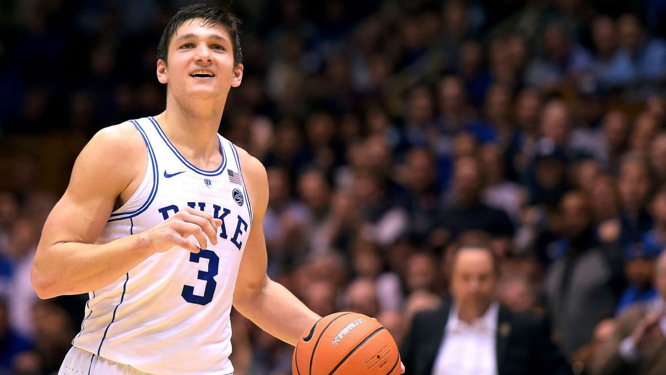Grayson Allen greeted by 'Sweep the leg!' chants, nets 23 at