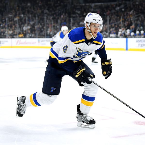 Blues lose D Gunnarsson (knee) for rest of year