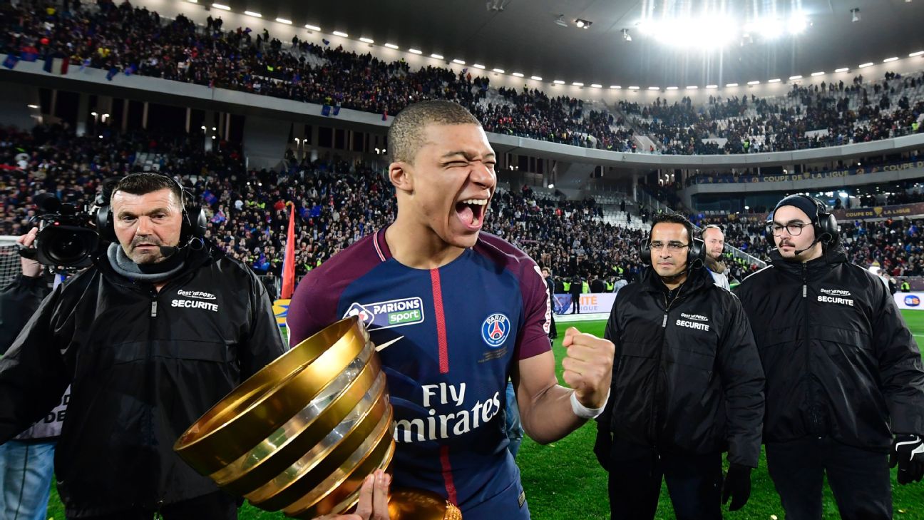 PSG win fifth straight Coupe de la Ligue title as Kylian Mbappe haunts  ex-club Monaco