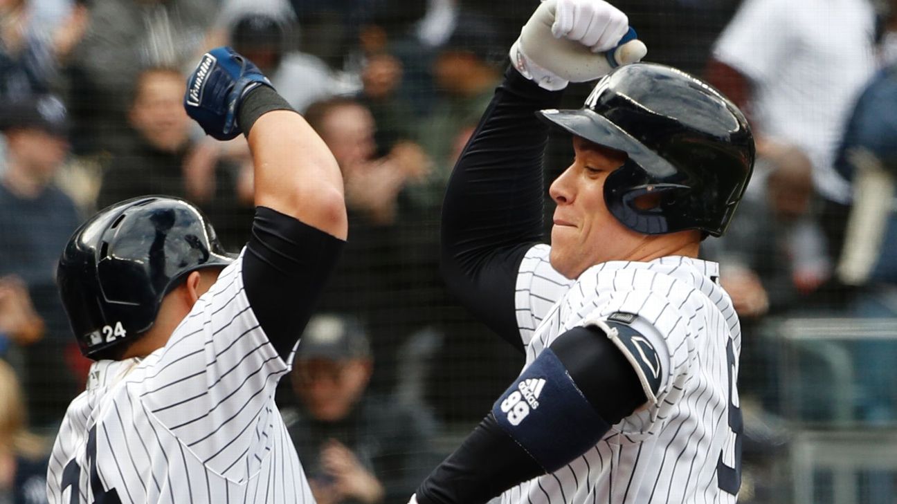 Stanton, Judge, and Sanchez go yard as the Yankees fly past the Rays - ESPN  98.1 FM - 850 AM WRUF