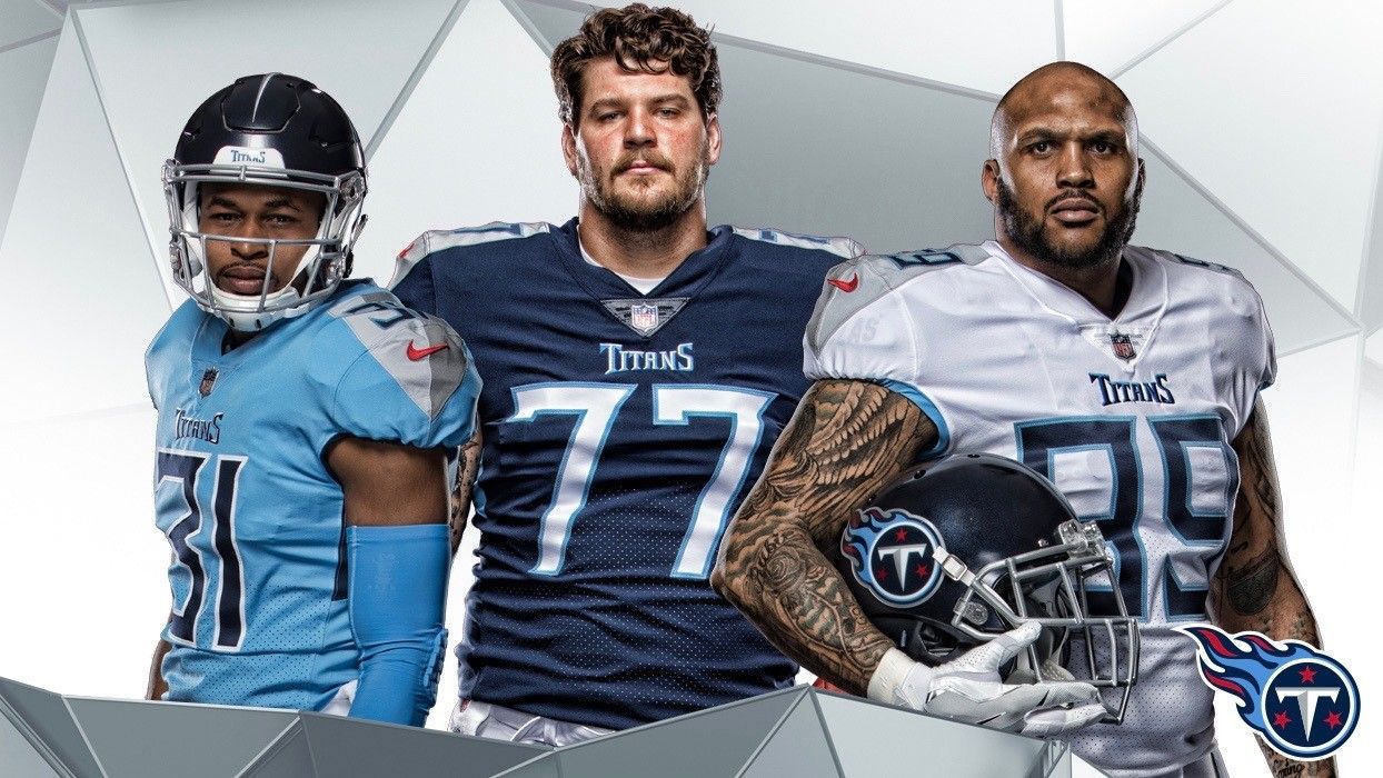 The Tennessee Titans unveil their new set of uniforms