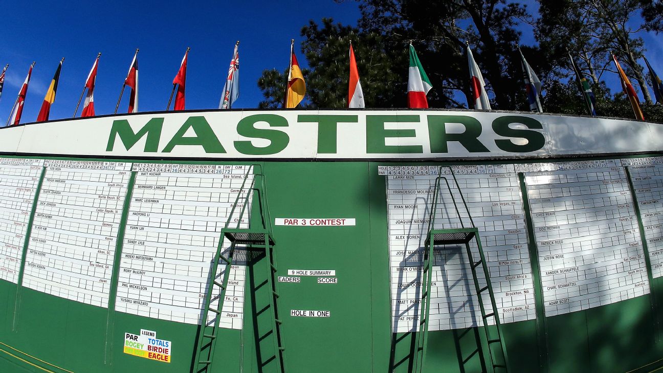 2023 Masters - Tee times for the second round - ESPN