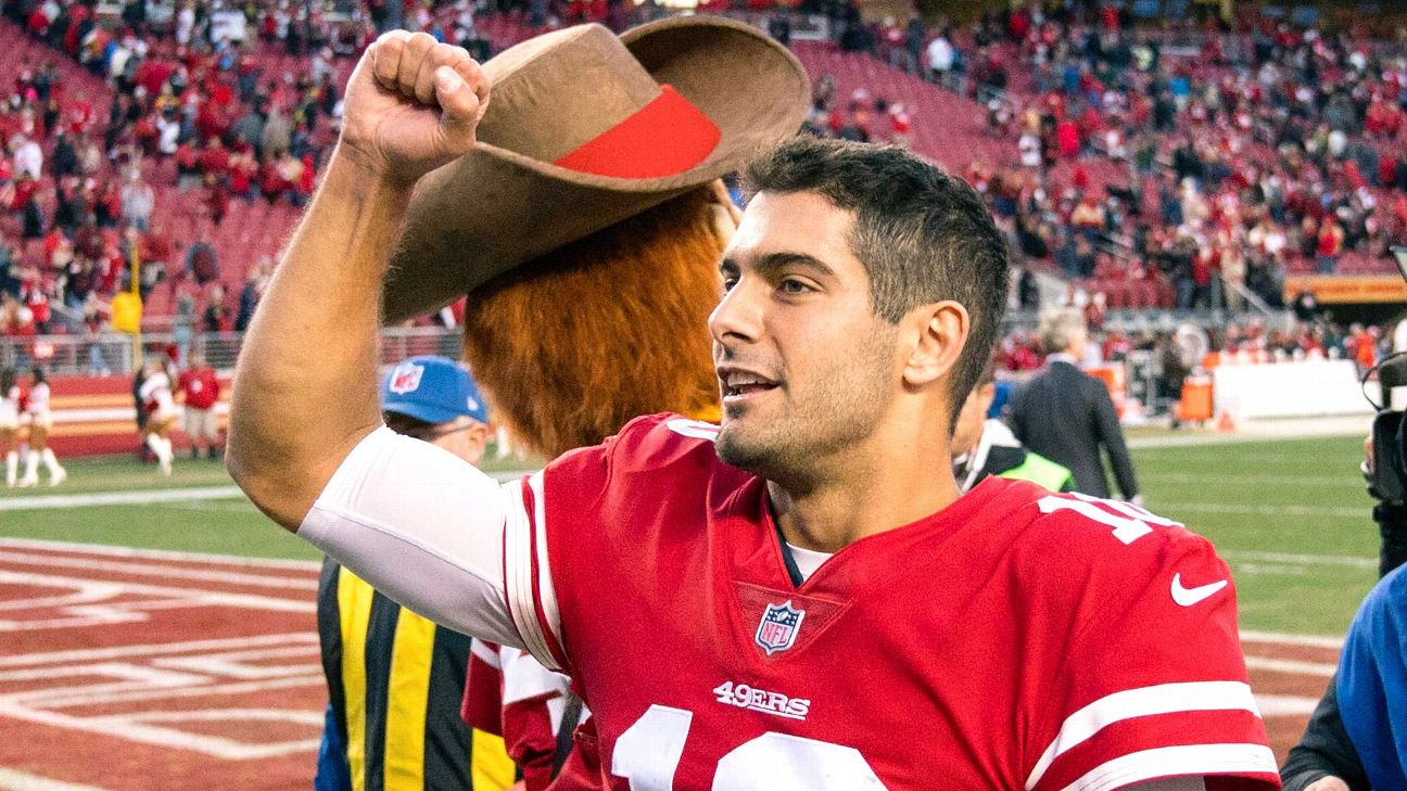 49ers, NFL react to Jimmy Garoppolo's record-setting contract - ESPN - San  Francisco 49ers Blog- ESPN