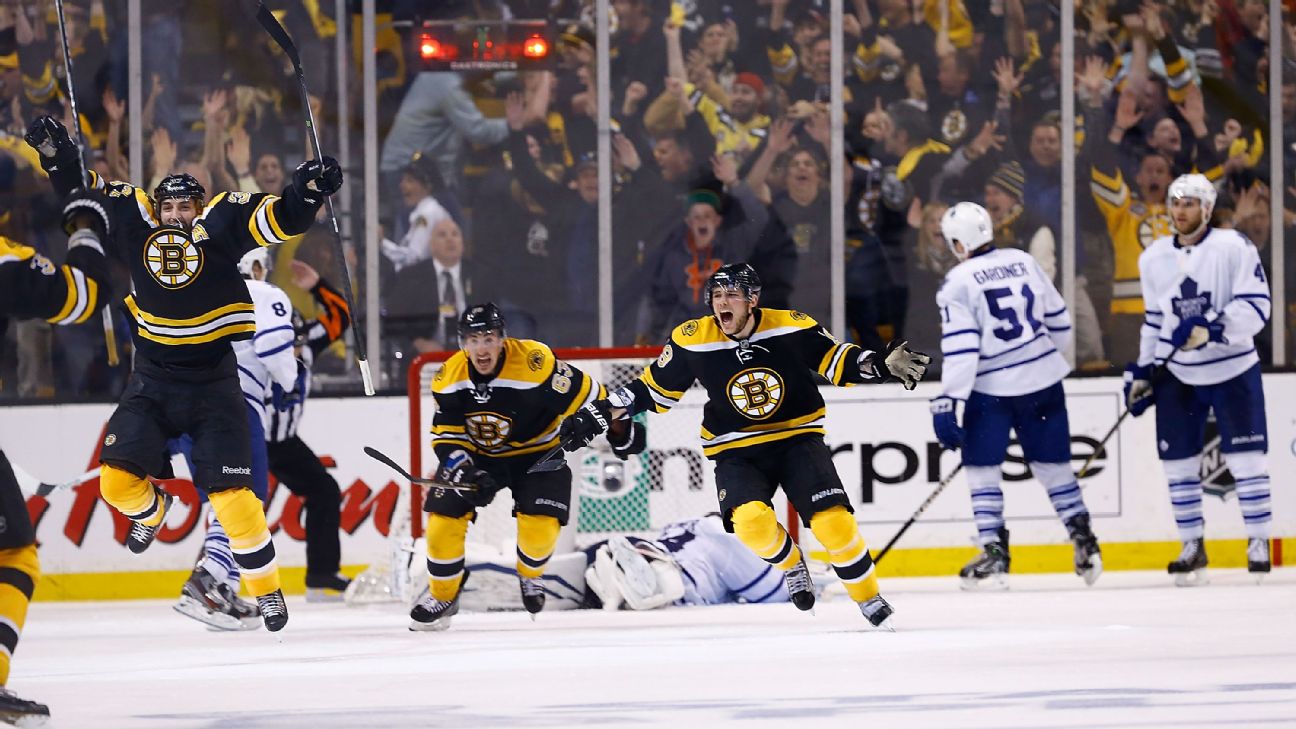 Watch Maple Leaf Square's agonizing reaction to Bruins' tying, winning Game  7 (Video)
