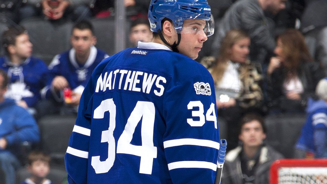 Toronto Maple Leafs' Auston Matthews has hottest selling hockey jersey