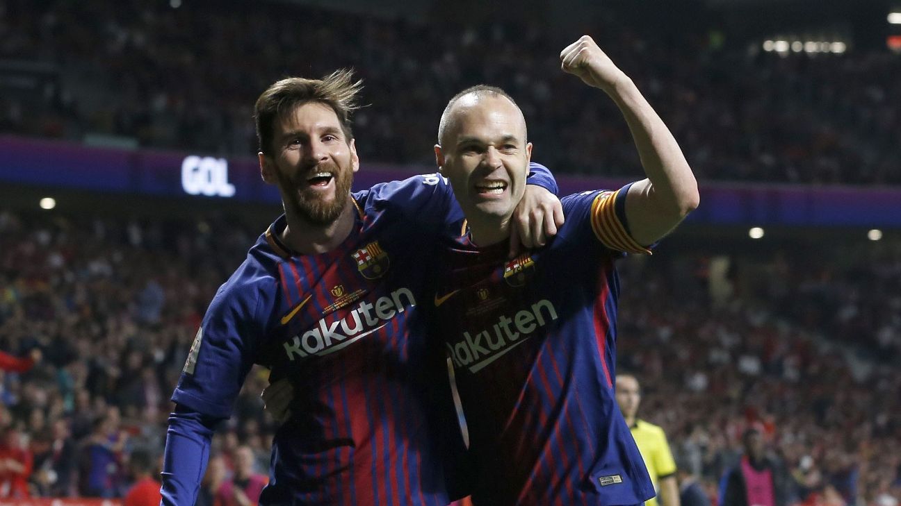 Barcelona have 'plan' to seal stunning Lionel Messi transfer in January as  legend Andres Iniesta hints at Nou Camp return for Paris Saint-Germain star