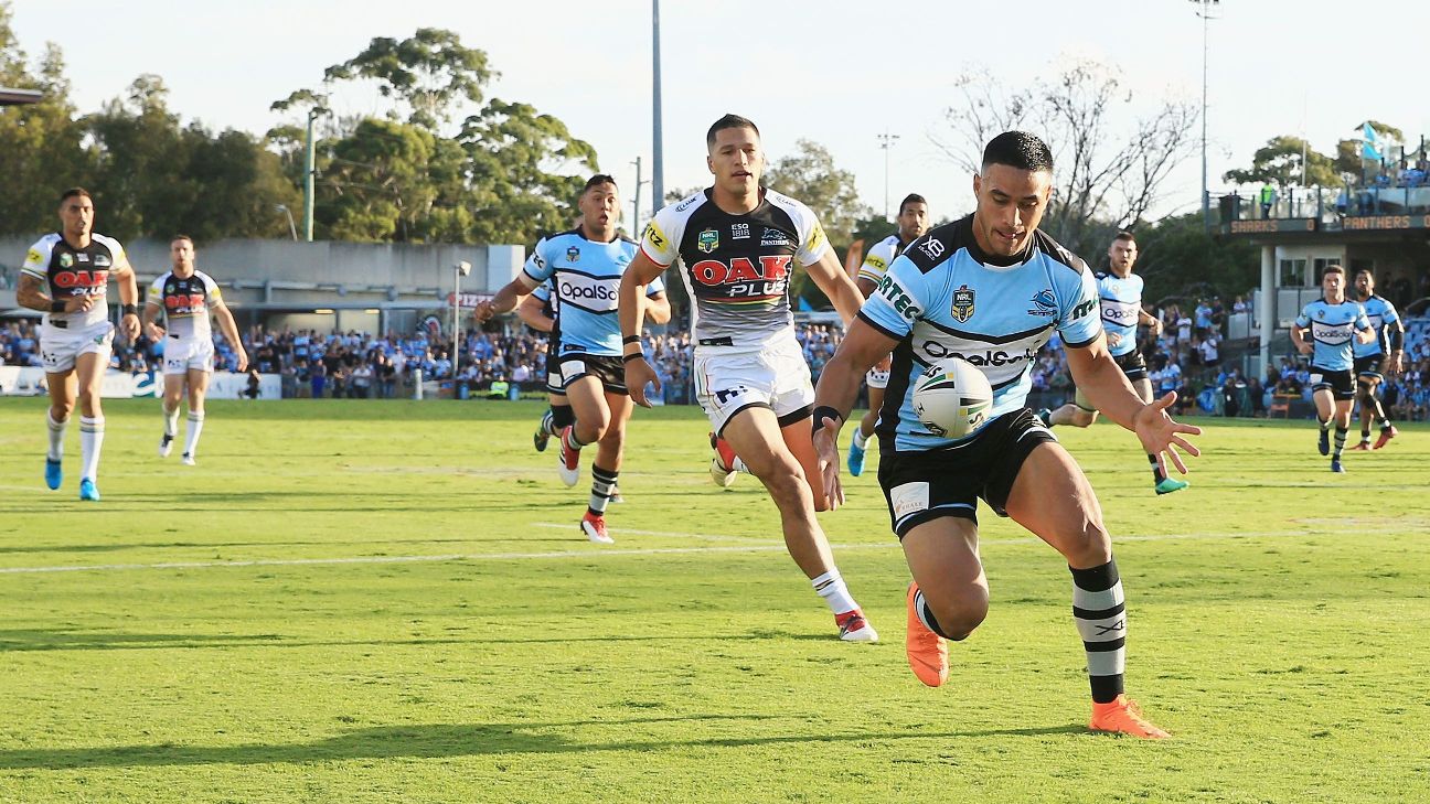 Valentine Holmes free to pursue NFL career after Cronulla release