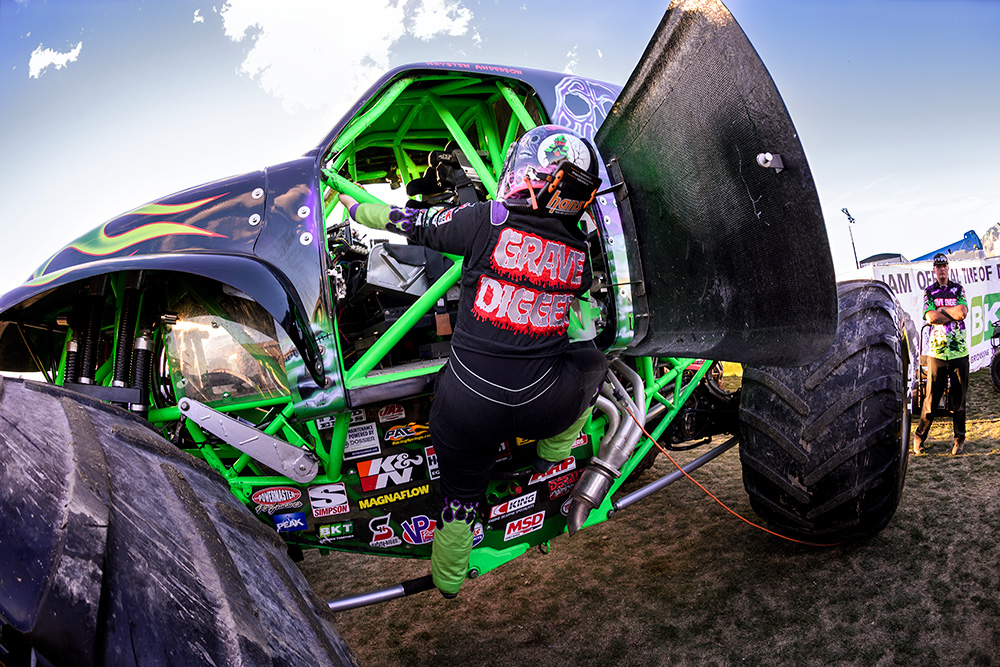 Experience the Monster Jam World Finals with Female Driver Krysten Anderson