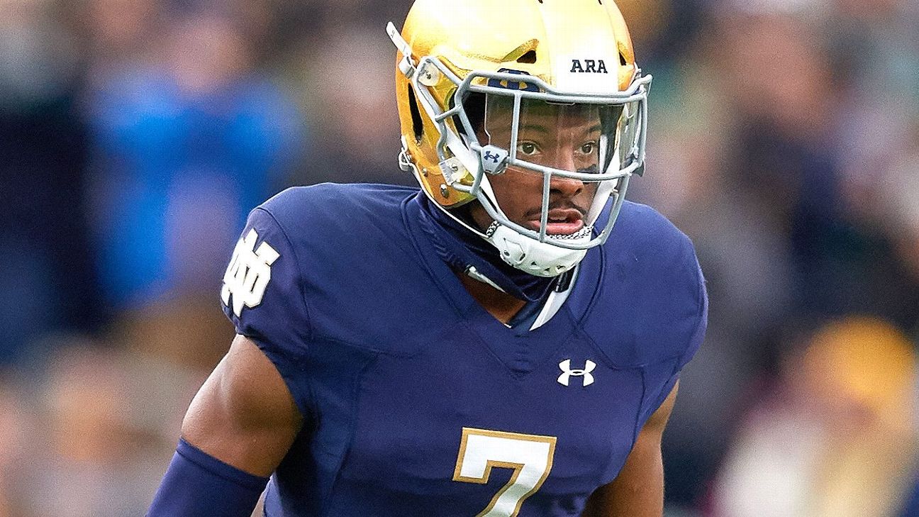 Ex-Notre Dame CB Nick Watkins joining Houston as graduate transfer ...