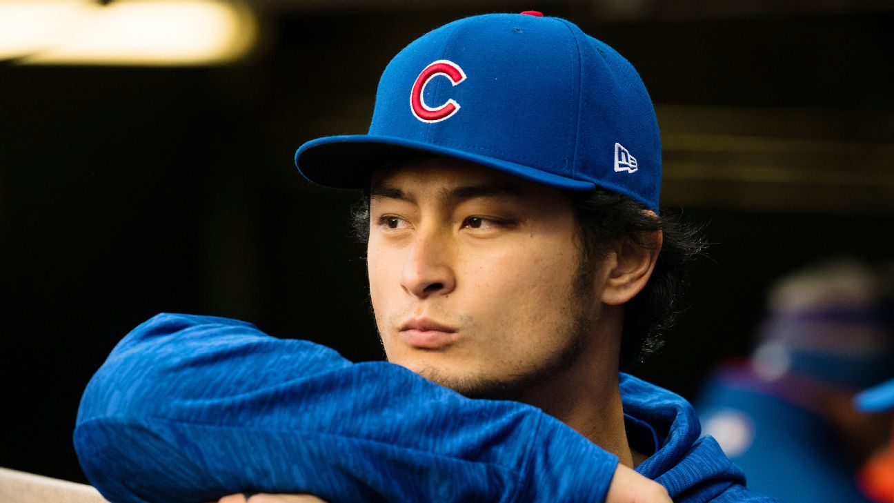 Cubs' Yu Darvish has setback in bullpen session