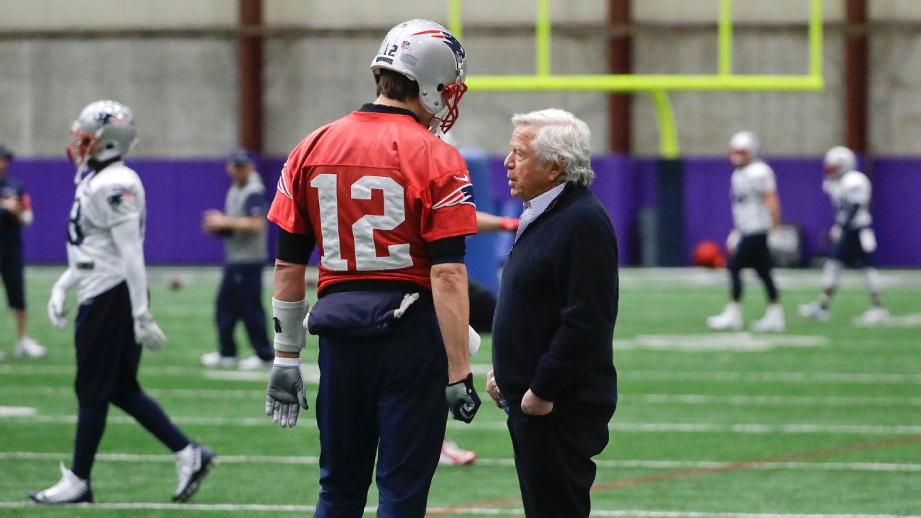 Tom Brady is the 'greatest player of all time' - Robert Kraft