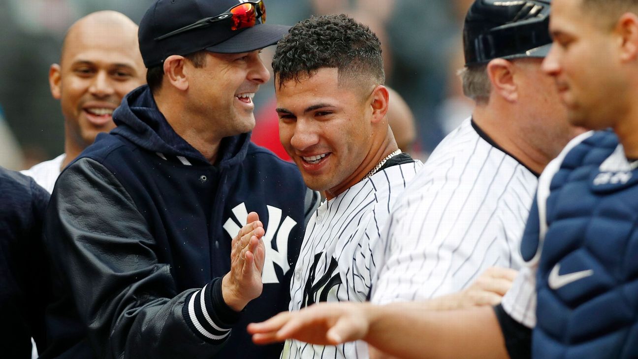 Gleyber Torres becomes youngest Yankee to hit a walk-off HR in win over  Indians