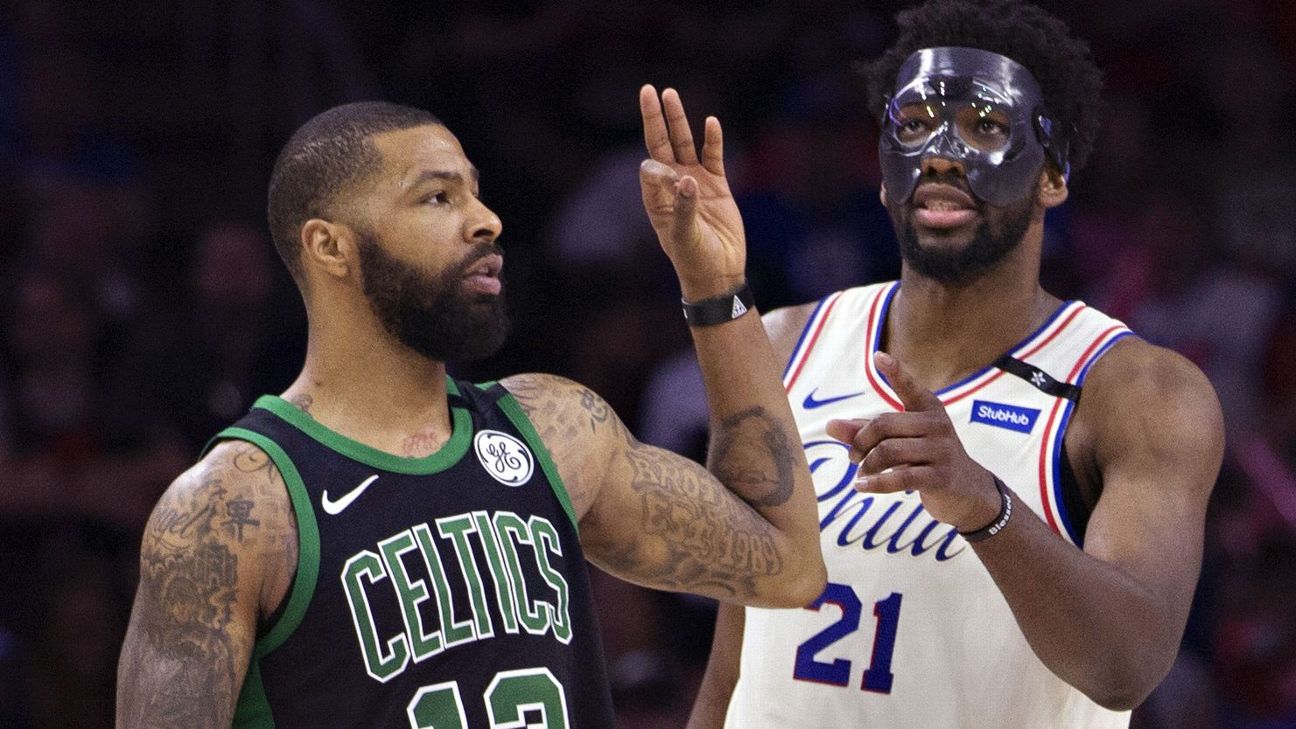 Celtics' Marcus Morris ready for Game 5 as 76ers fight off elimination ...