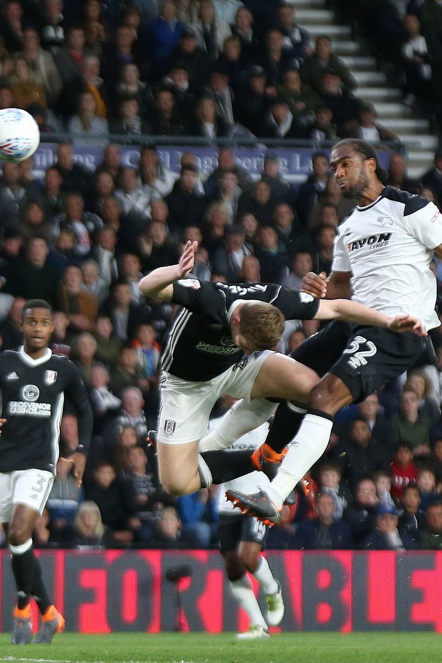 Derby County Third football shirt 2017 - 2018. Sponsored by Avon Tyres