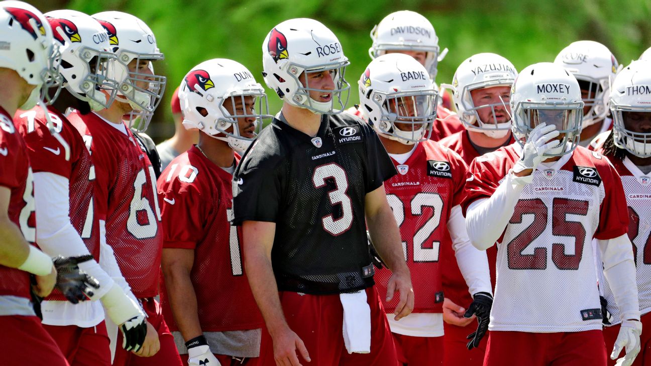 Cardinals' Josh Rosen would 'love' as many reps as possible vs. Broncos