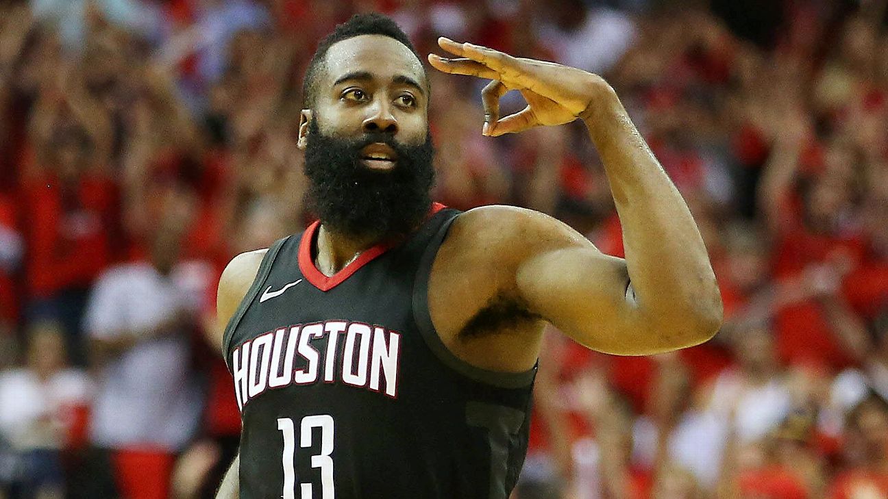 NBA MVP award: Rockets' James Harden leads voting for 2017-18 season