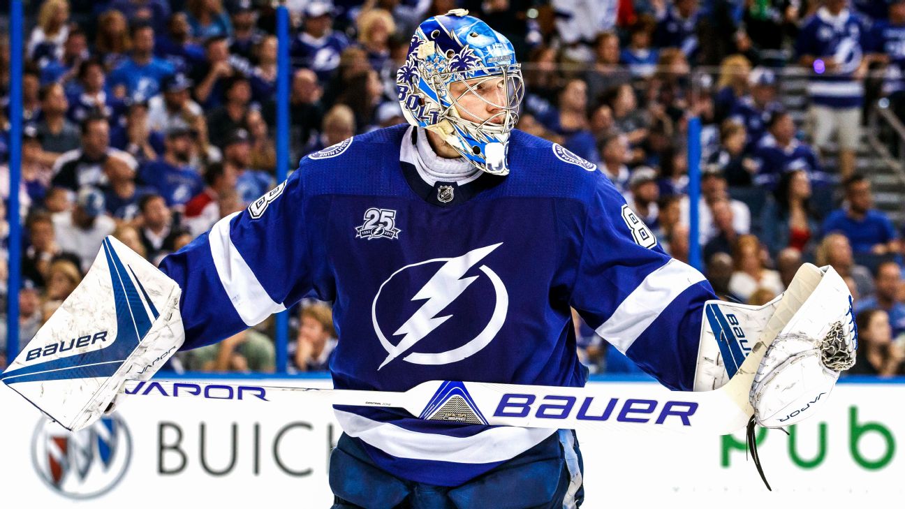 Andrei Vasilevskiy has had 3 shutout games with constant godly