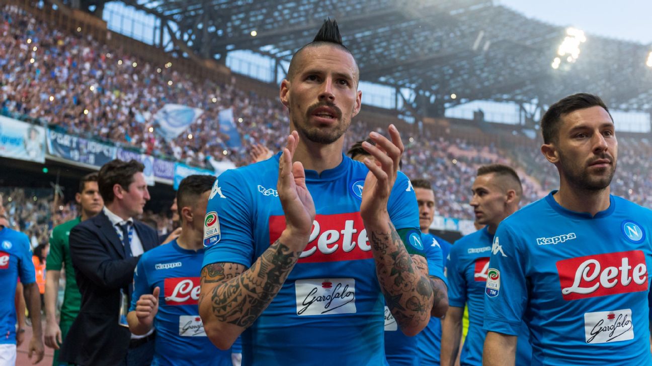 Football, Marek Hamsik apparently on the verg