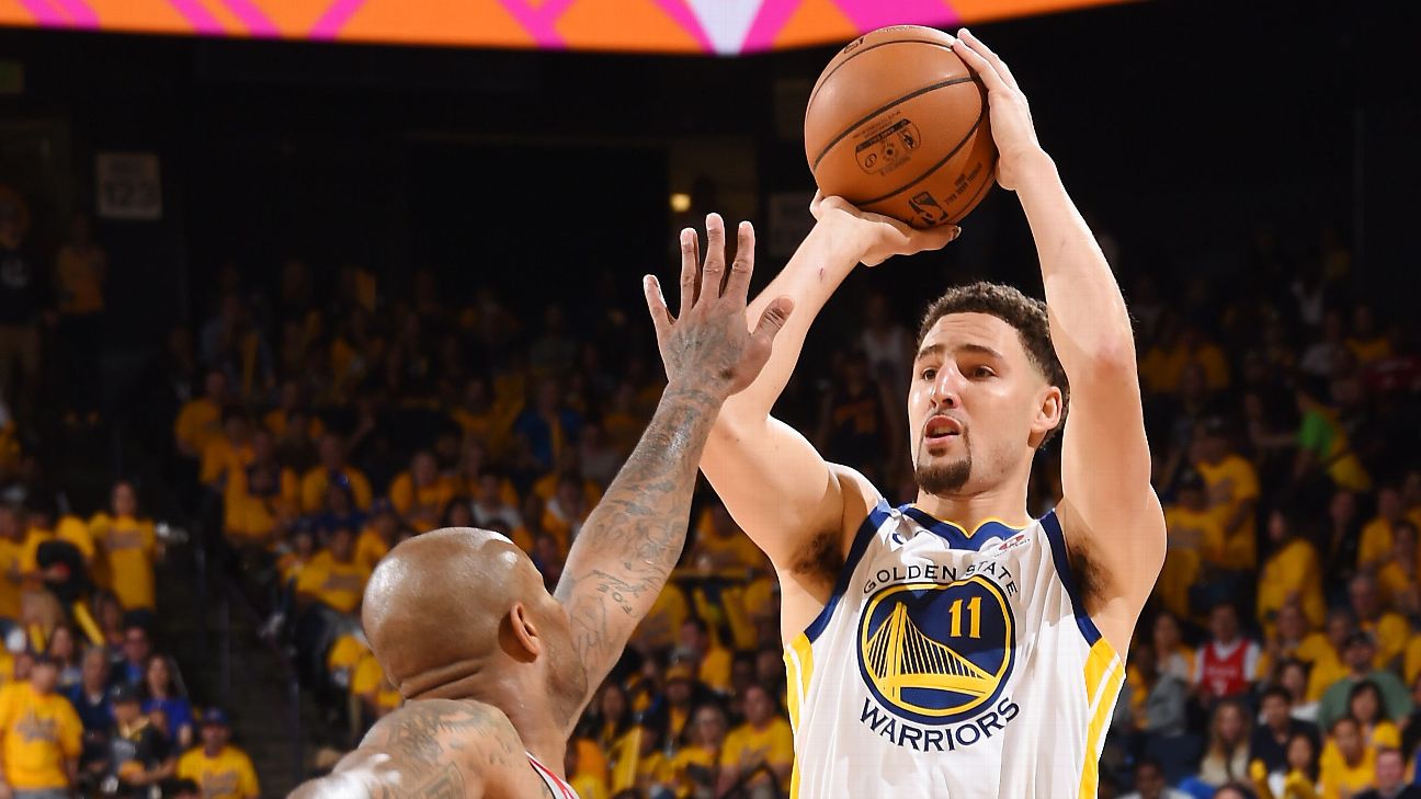 Klay Thompson catches fire beyond arc in Game 6 win 'I was born fo