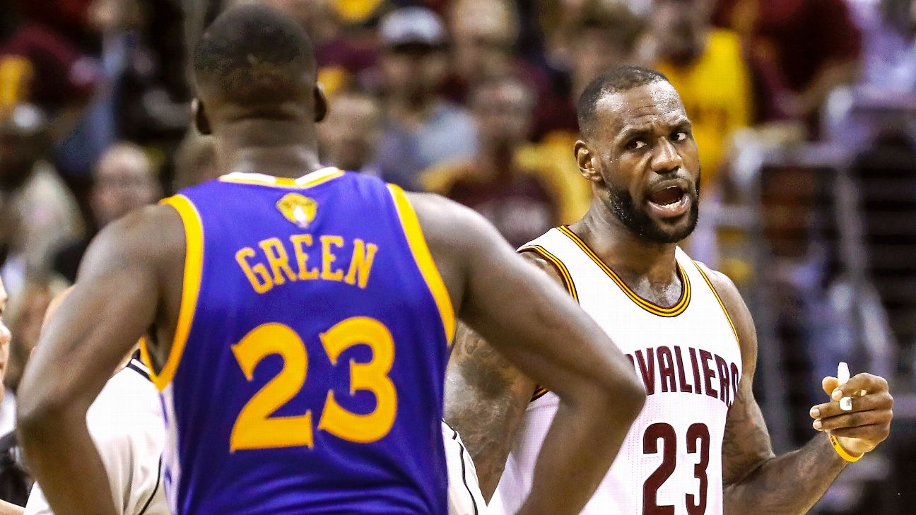 Warriors' Draymond Green upset after getting kicked in groin during loss to  Cavs